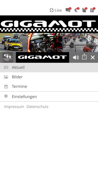 Gigamot IOS APP im iTunes App store